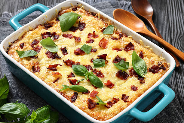 istock twice baked potato casserole in a baking dish 2221339026