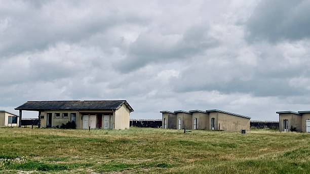 istock Normandy coast line with lots of ww2 history 2221349769