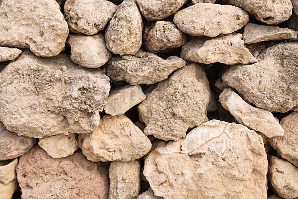 istock Beige stones, sand rocks set, texture 2221369129