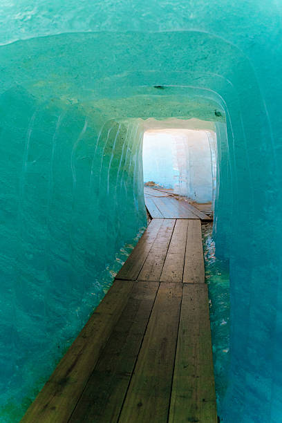 istock Handmade ice cave at the Rhone glacier, Switzerland 2221371692