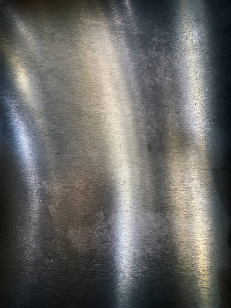 istock Grunge style shiny gray metal surface background 2221405719