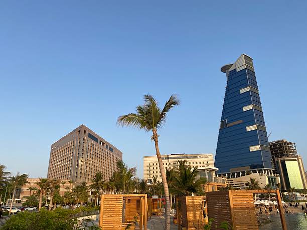istock The metro city view with buildings 2221409425
