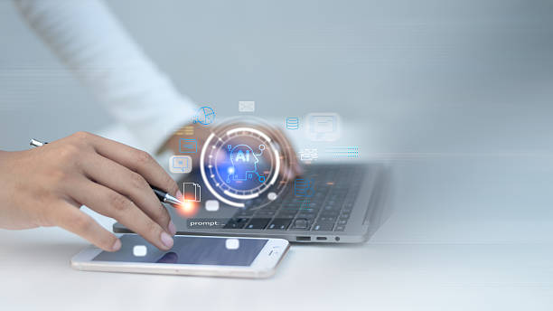 istock A human hand using a stylus on a smartphone with a futuristic AI interface 2221409555