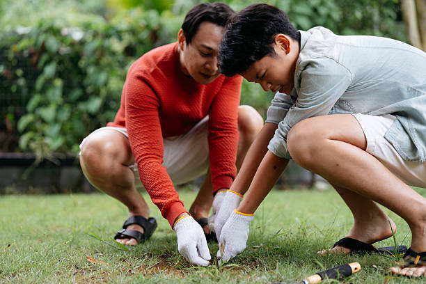 istock Asian father with his son. 2221412639
