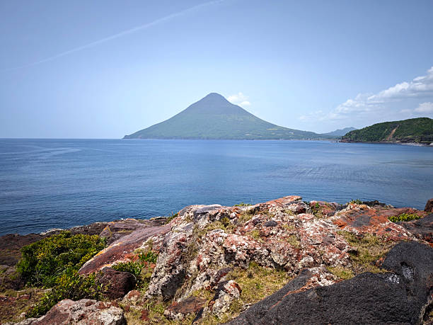 istock Kaimondake volcano viewed from Cape Nagasakibana, Kyushu, Japan 2221422421