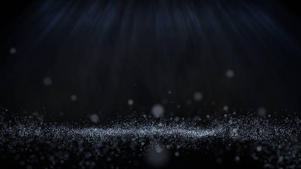 istock Glitter light white particles stage and light shine abstract background. Isolated Transparent Background, 2221423992