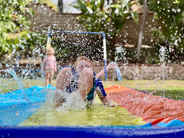 istock Slip and slide summertime 2221426492