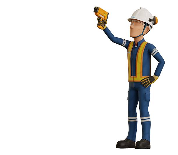 istock Industrial worker is measuring the temperature with the pyromete 2221432888