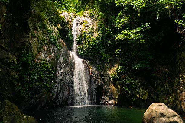 istock Pristine waters rushing from the Busay Falls. San Fernando, Romblon, Philippines 2221436880
