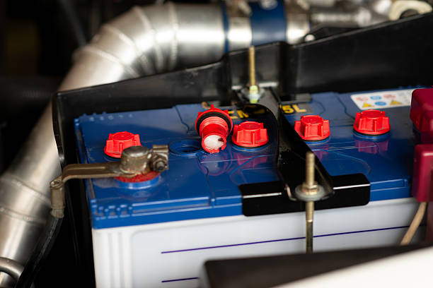 istock Car battery a check and the battery 2221452731
