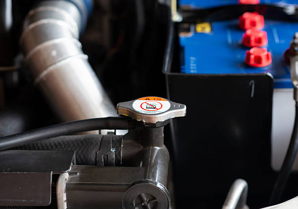 istock Car radiator cap and car maintenance 2221452765