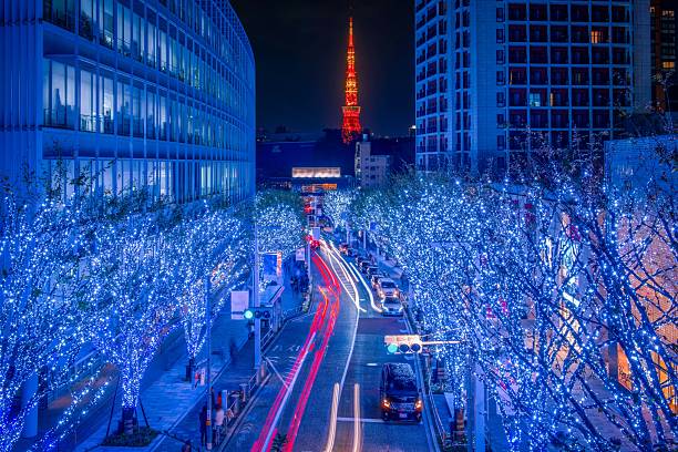 istock Winter illumination at Roppongi area - Tokyo 2221454909