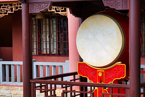 istock Traditional Chinese Drum in an Ancient Pavilion 2221466732