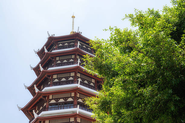 istock Ancient Pagoda and Green Trees 2221471861