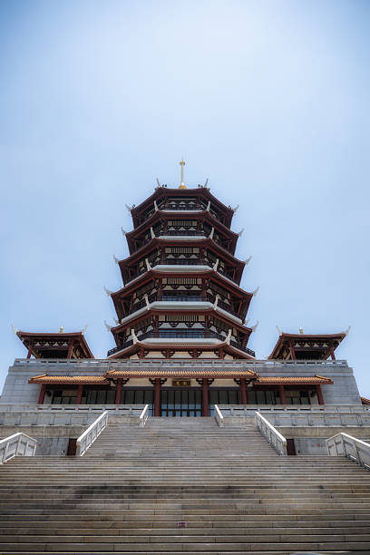 istock The Magnificent View of an Ancient Pagoda Architecture 2221471927