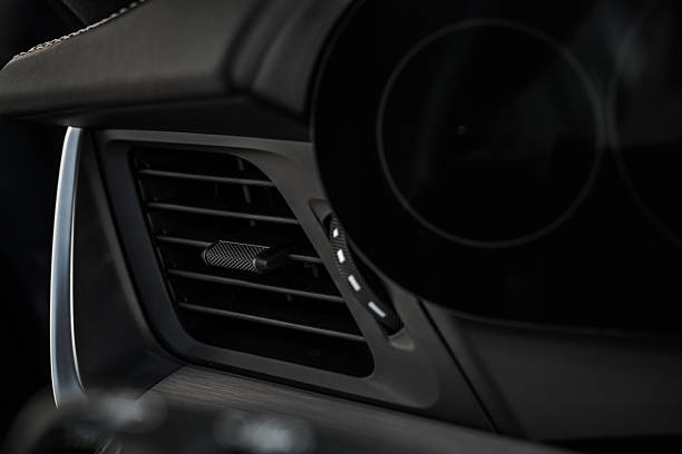 istock Interior View of a Modern Car Dashboard Highlighting Air Vent Design and Control 2221472321