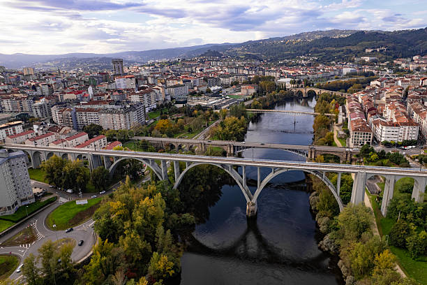 istock Aerial views of Ourense 2221477397