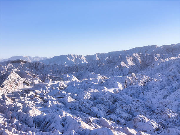 istock Magnificent Scenery of Continuous Snowy Mountains 2221485614