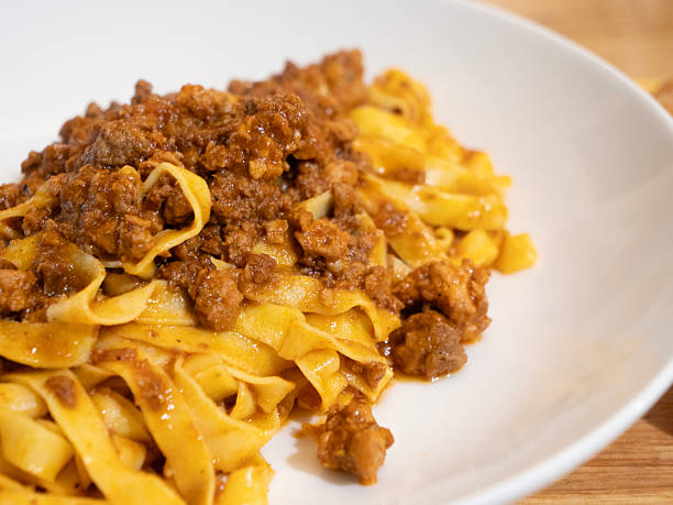 istock Tagliatelle with Bolognese sauce 2221490864