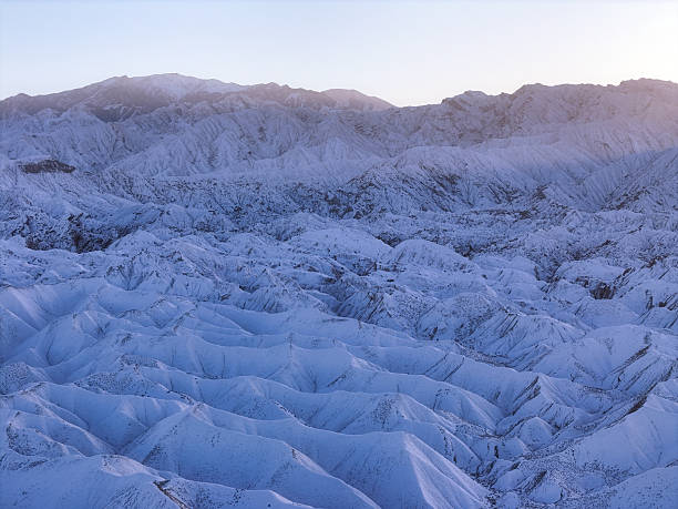 istock Magnificent Scenery of Snow-Covered Mountains Stretching Far and Wide 2221492068