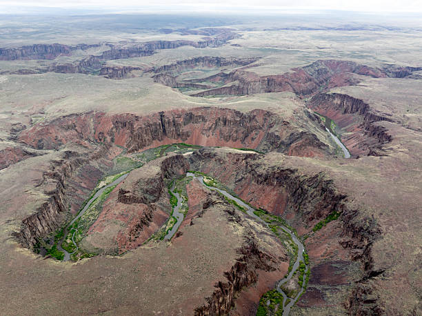 istock Deep River canyon in Southern Idaho meandering 2221494364