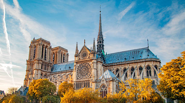 istock Notre Dame in Paris in autumn. 2221495432