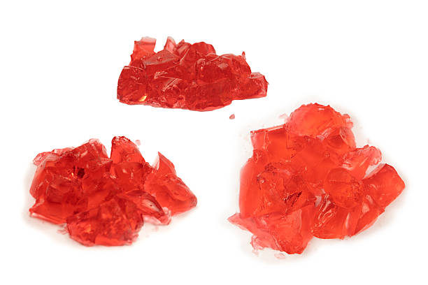 istock Sweet fruit jelly dessert isolated on a white background. 2221507893