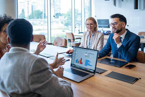 istock Business people having a meeting in the office 2221524896
