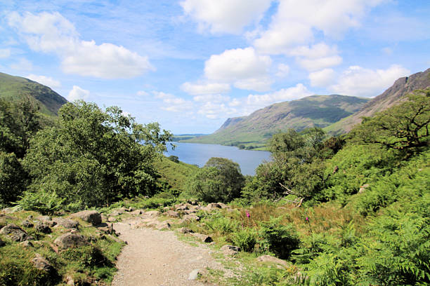 A view of the Lake District near Scafell Pike
