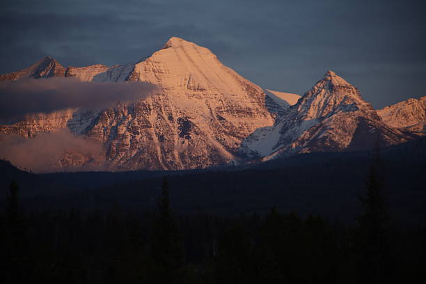istock Livingston Range in Glacier National Park and Sunset 2221534292
