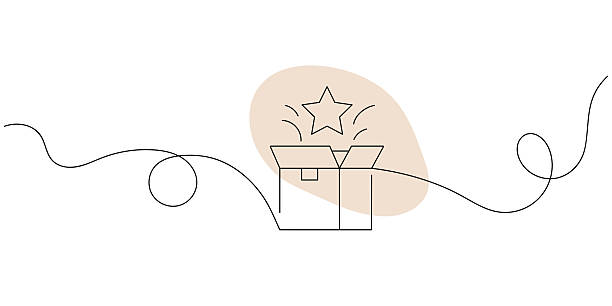 istock Continuous Line Drawing of Win Prize Icon. Hand Drawn Symbol Vector Illustration. 2221534494