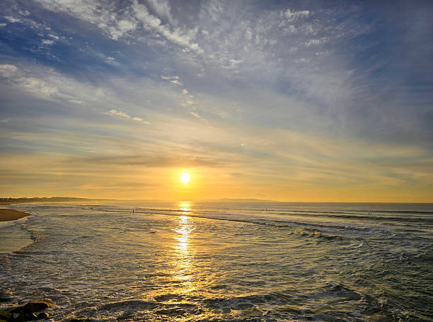 istock Sunrise over the ocean, background with copy space 2221537795