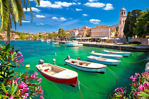 istock Turquoise waterfront of Cavtat view 2221542185