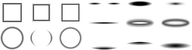 istock Various geometric shapes and gradients presented in a monochrome style with distinct outlines and shading effects 2221548666