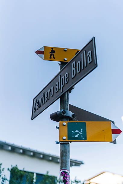 istock Signpost in village 2221557908