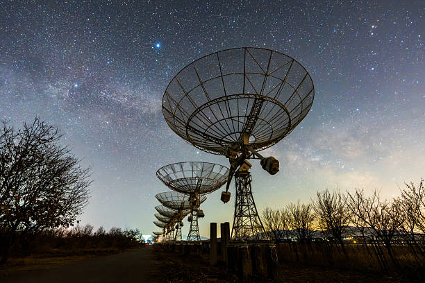 istock Radio telescopes and the Milky Way 2221567739