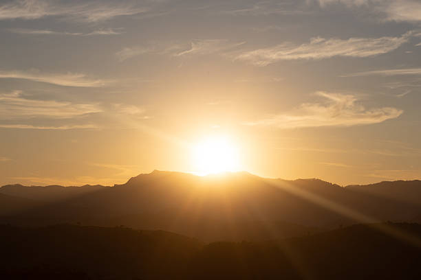istock Golden Sunset Over the Mountains 2221569861