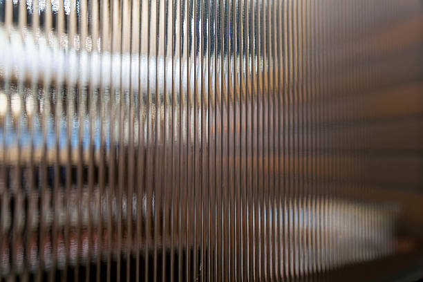istock Ribbed Glass Bokeh Lights — Modern Texture Background 2221571162