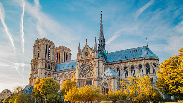 istock Notre Dame in Paris in autumn. 2221572047
