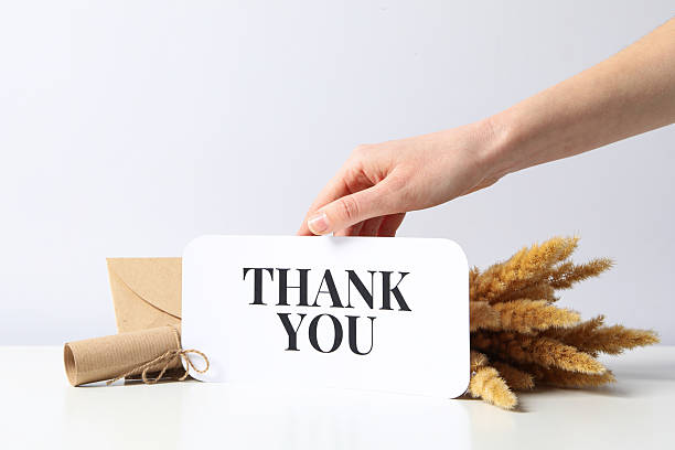 istock Words of gratitude, gratitude concept, text Thank you 2221600687