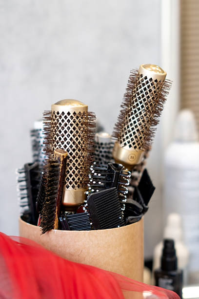 istock Hair combs in a glass 2221601098