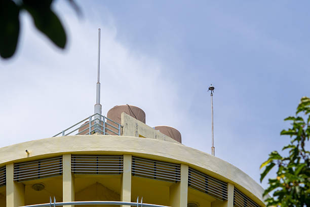 istock Water Tanks and Communication Antennas 2221609554
