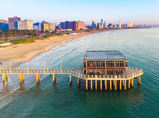 istock Durban Beachfront Sunrise Cityscape 2221611234