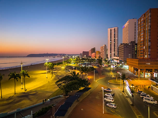 istock Durban Beachfront Sunrise Cityscape 2221615697