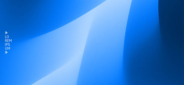 istock Smooth bands of ribbons diverge in different directions from one place, they create a gradient transition of colours. Abstract background with dynamic effect. Cover design template. Vector for design. 2221618417