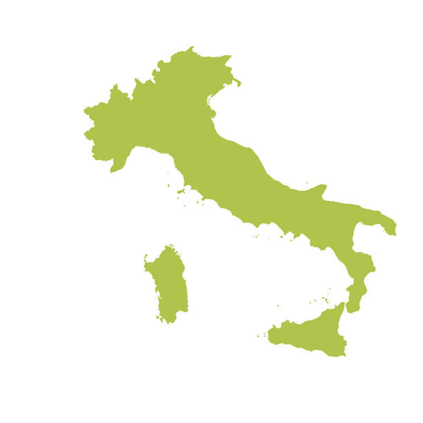 istock Map of Italy, sign silhouette. World Map Globe. Vector Illustration isolated on white background. Europe continent 2221619608