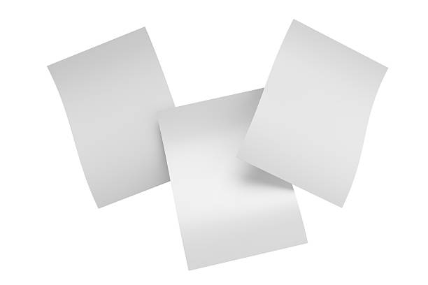 istock 3D realistic blank A4 format paper flyer mockup isolated. Sheet design template for presentation poster, newspaper, flyer, brochure, cover, magazine, card, paper note, postcard, letter or invitation 2221624149
