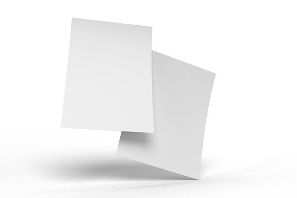 istock 3D realistic blank A4 format paper flyer mockup isolated. Sheet design template for presentation poster, newspaper, flyer, brochure, cover, magazine, card, paper note, postcard, letter or invitation 2221624154