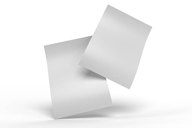istock 3D realistic blank A4 format paper flyer mockup isolated. Sheet design template for presentation poster, newspaper, flyer, brochure, cover, magazine, card, paper note, postcard, letter or invitation 2221624156