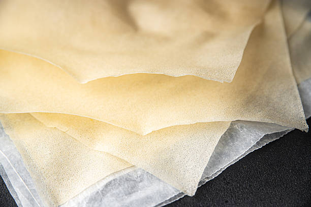 istock brik dough thin sheet raw packaging dough phyllo fresh delicious gourmet food background on the table rustic food top view copy space 2221627111